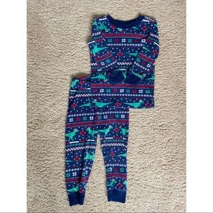 Gymboree Holiday Dinosaur Pajamas
